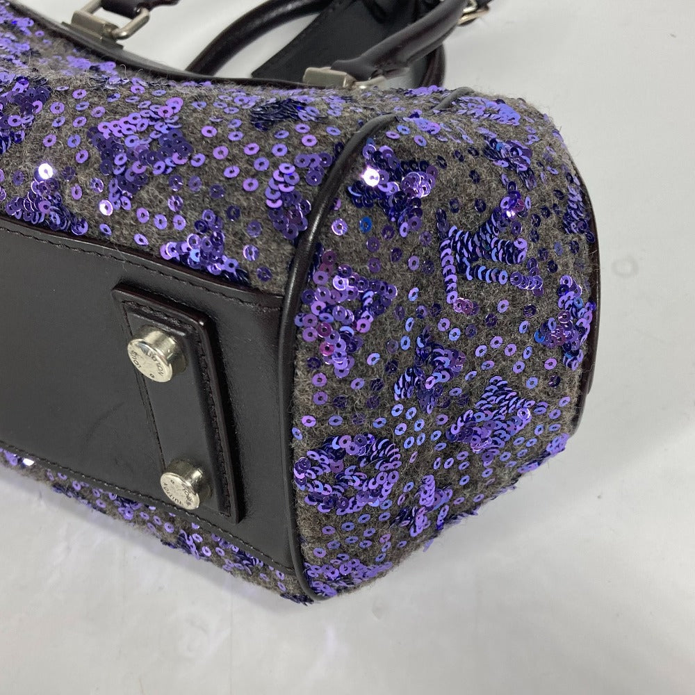 LOUIS VUITTON Handbag M40793 leather purple Sunshine Express