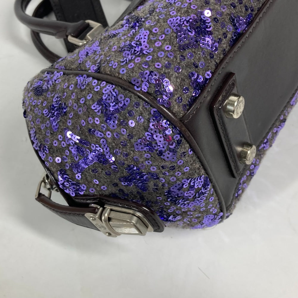 LOUIS VUITTON Handbag M40793 leather purple Sunshine Express