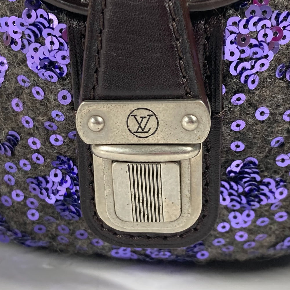 LOUIS VUITTON Handbag M40793 leather purple Sunshine Express