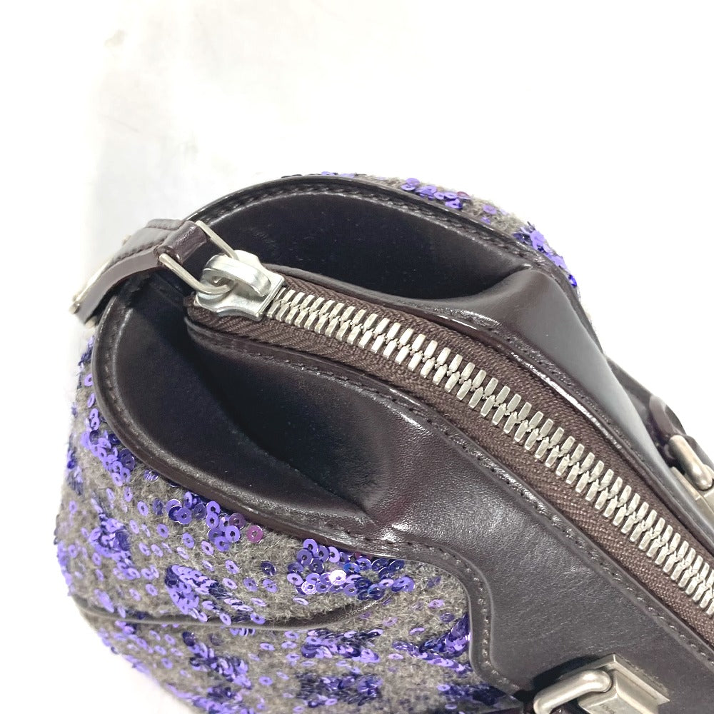 LOUIS VUITTON Handbag M40793 leather purple Sunshine Express