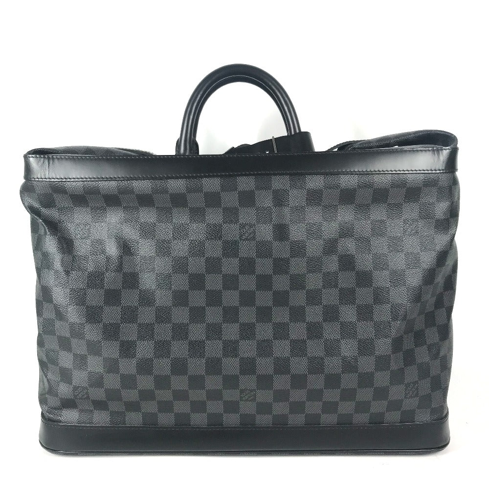 LOUIS VUITTON Boston Duffel bag N41161 Damier Grafitto Canvas black Damier Grafitte Grimo