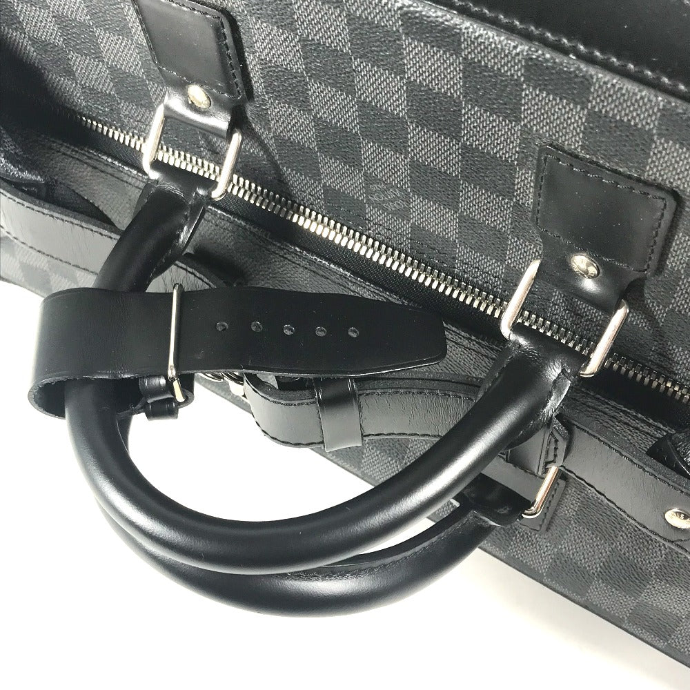 LOUIS VUITTON Boston Duffel bag N41161 Damier Grafitto Canvas black Damier Grafitte Grimo