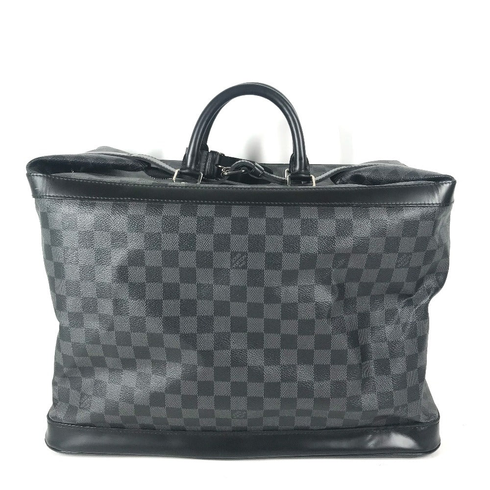 LOUIS VUITTON Boston Duffel bag N41161 Damier Grafitto Canvas black Damier Grafitte Grimo