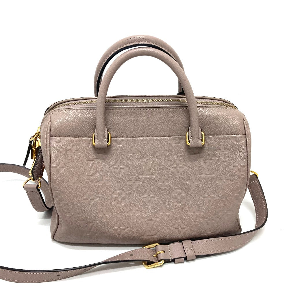 LOUIS VUITTON Boston Duffel bag M42400 Monogram Ann Platt Leather beige Speedy bandouliere25