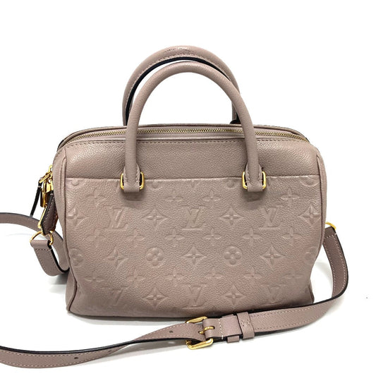 LOUIS VUITTON Boston Duffel bag M42400 Monogram Ann Platt Leather beige Speedy bandouliere25