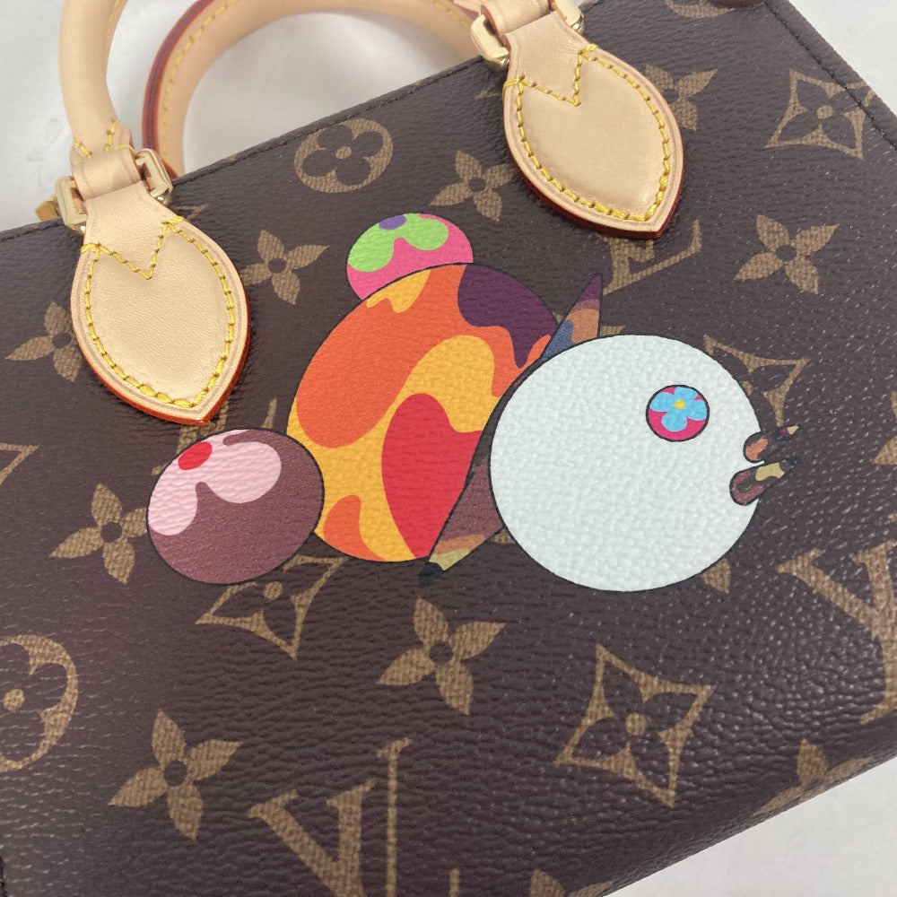 LOUIS VUITTON Handbag M13668 Monogram canvas Brown LVxTM On the Go BB