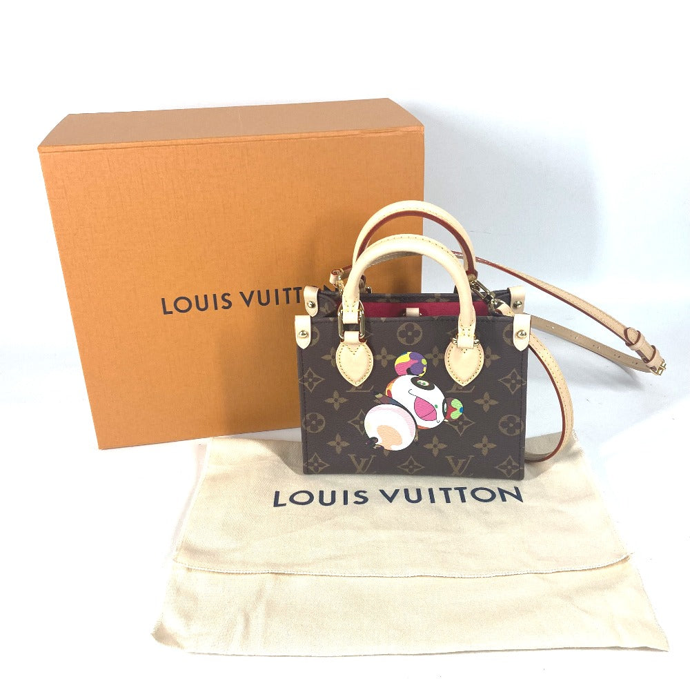 LOUIS VUITTON Handbag M13668 Monogram canvas Brown LVxTM On the Go BB