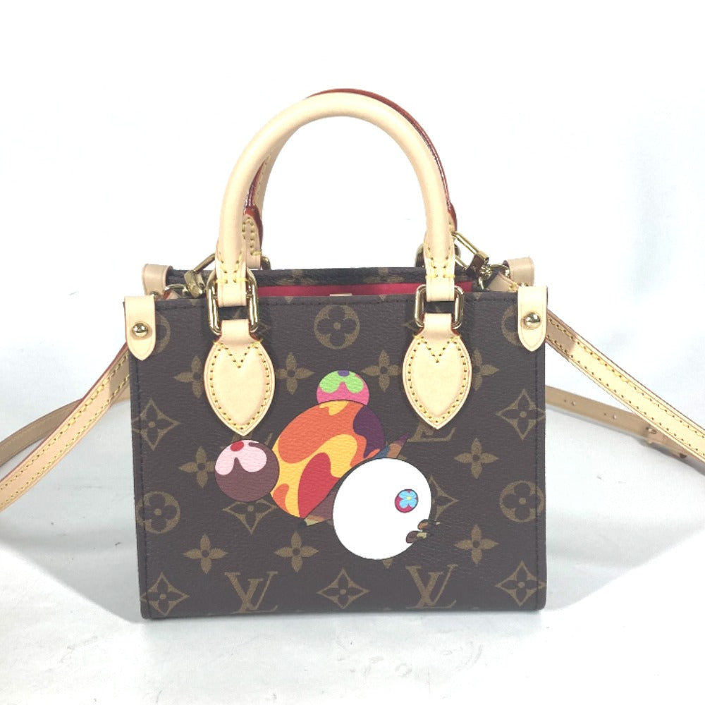 LOUIS VUITTON Handbag M13668 Monogram canvas Brown LVxTM On the Go BB