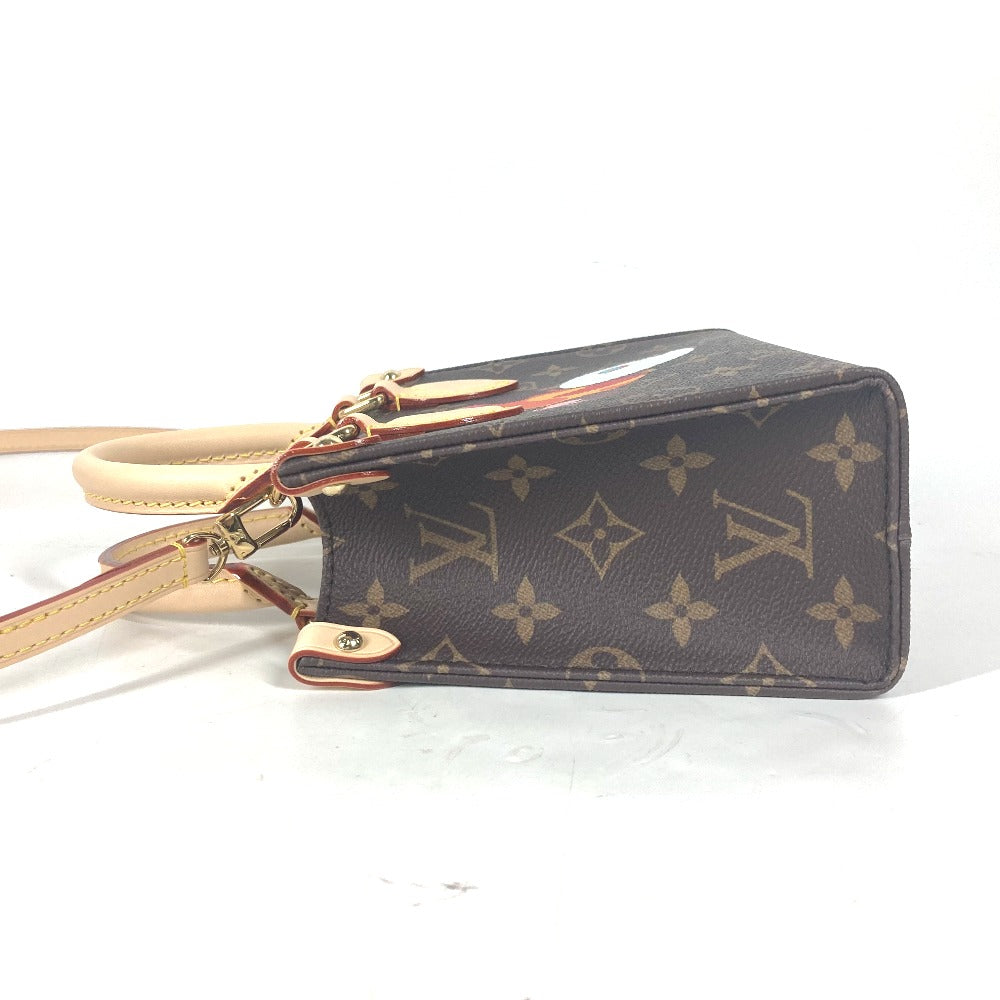 LOUIS VUITTON Handbag M13668 Monogram canvas Brown LVxTM On the Go BB