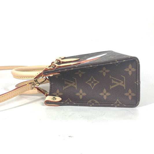 LOUIS VUITTON Handbag M13668 Monogram canvas Brown LVxTM On the Go BB