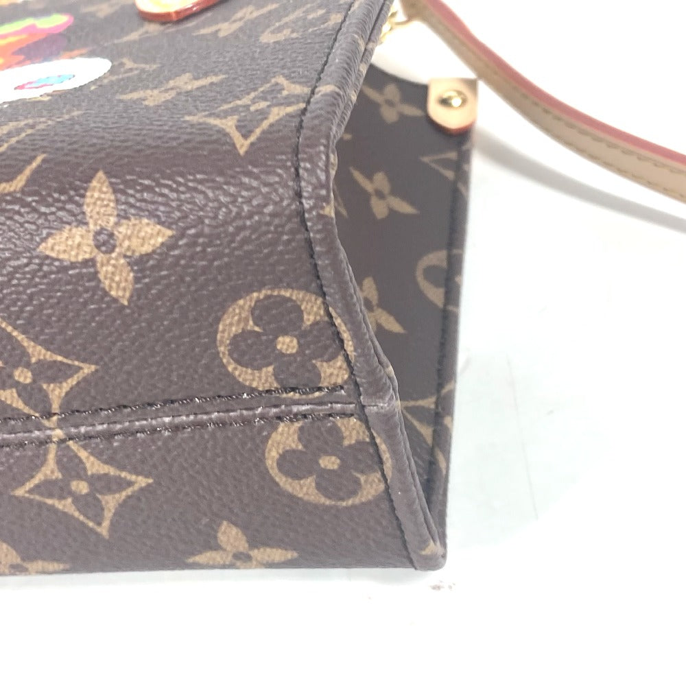 LOUIS VUITTON Handbag M13668 Monogram canvas Brown LVxTM On the Go BB