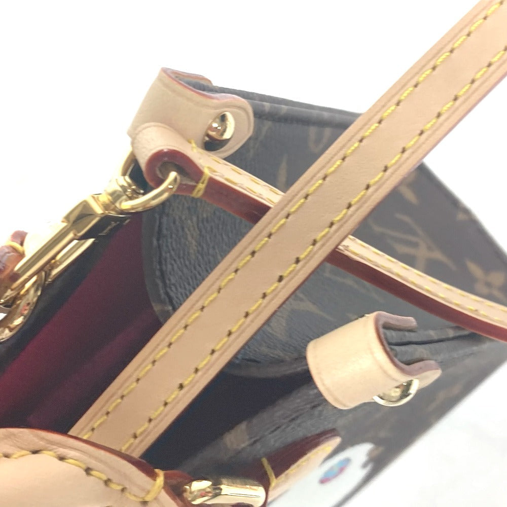 LOUIS VUITTON Handbag M13668 Monogram canvas Brown LVxTM On the Go BB
