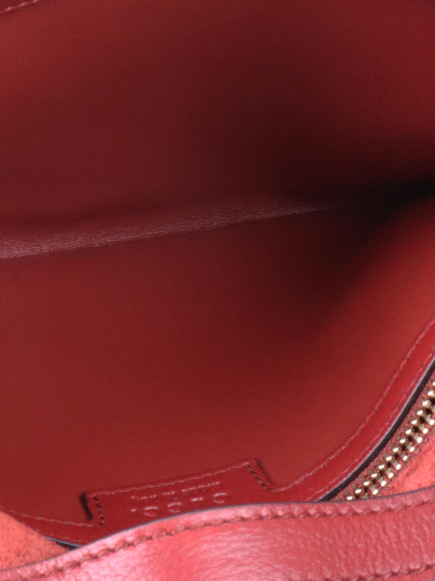 Gucci Blondie Red Suede Shoulder Bag.