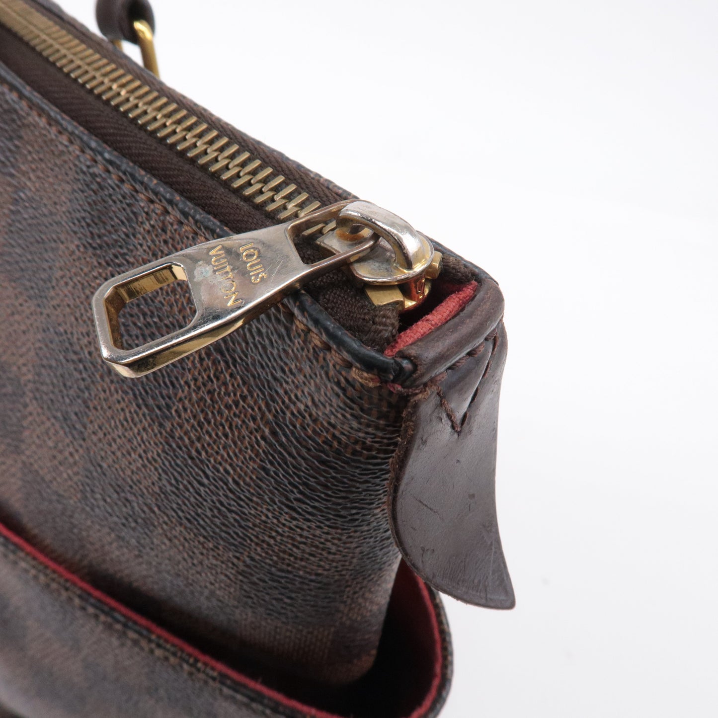 Louis Vuitton Damier Totally MM Shoulder Bag Brown N41281