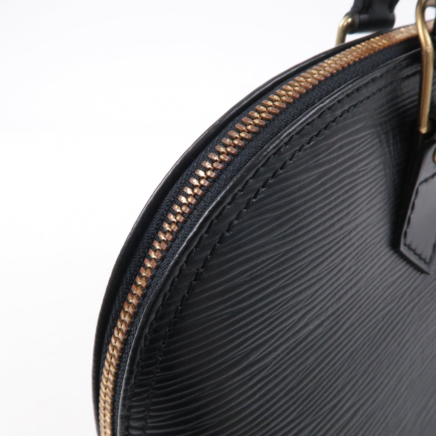 Louis Vuitton Epi Alma Hand Bag Noir Black M52142