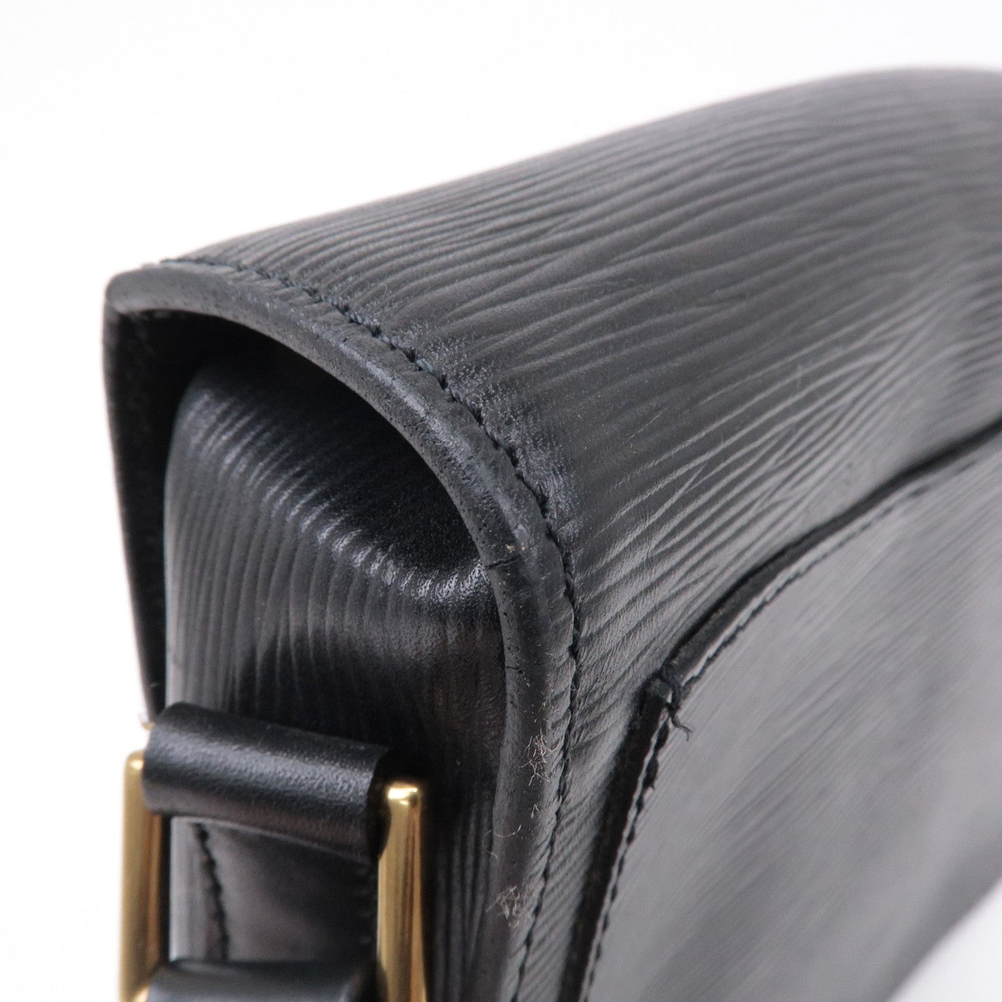 Louis Vuitton Epi Saint Cloud Shoulder Bag Black Noir M52192
