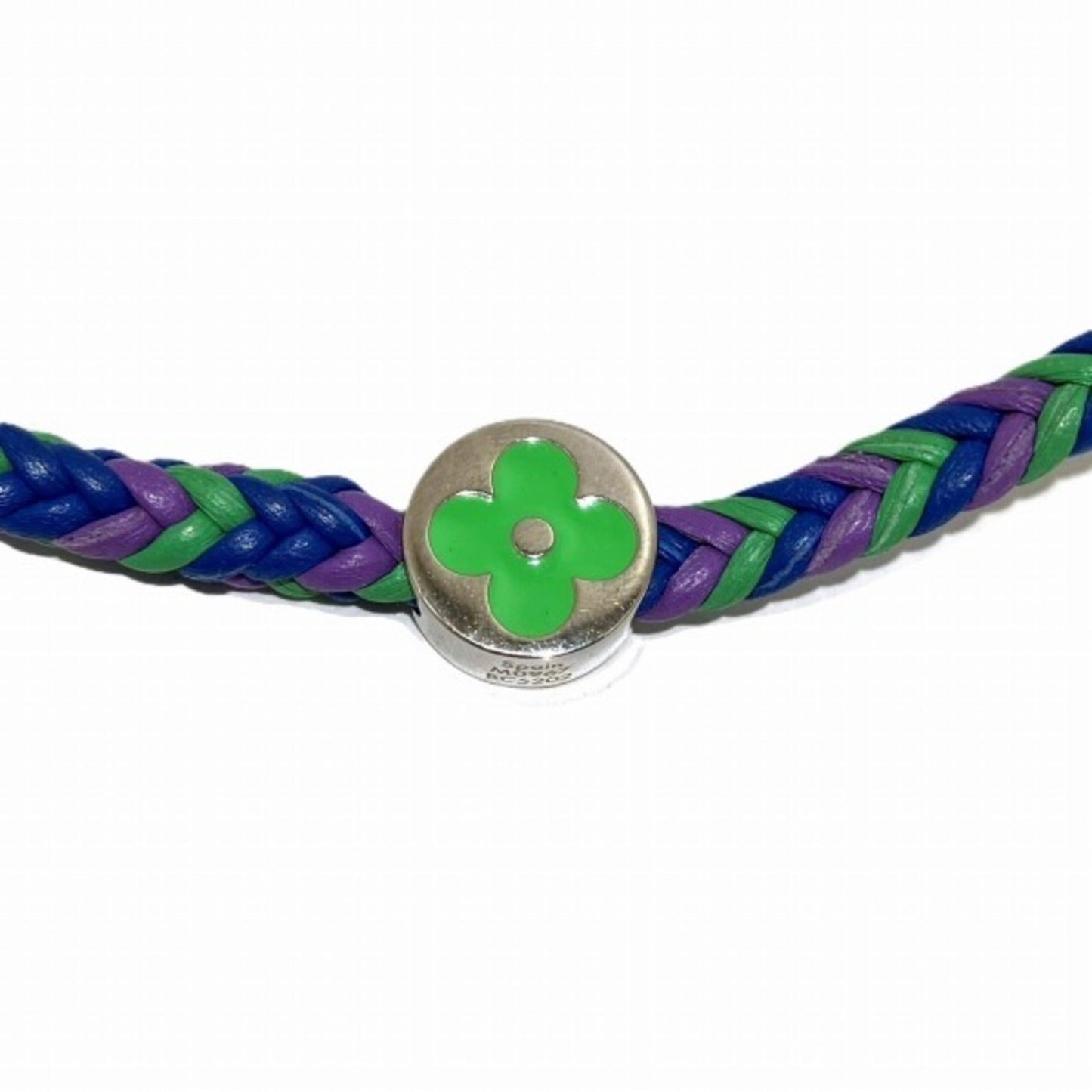Louis Vuitton blue   Alloy Leather Charm Bracelet
