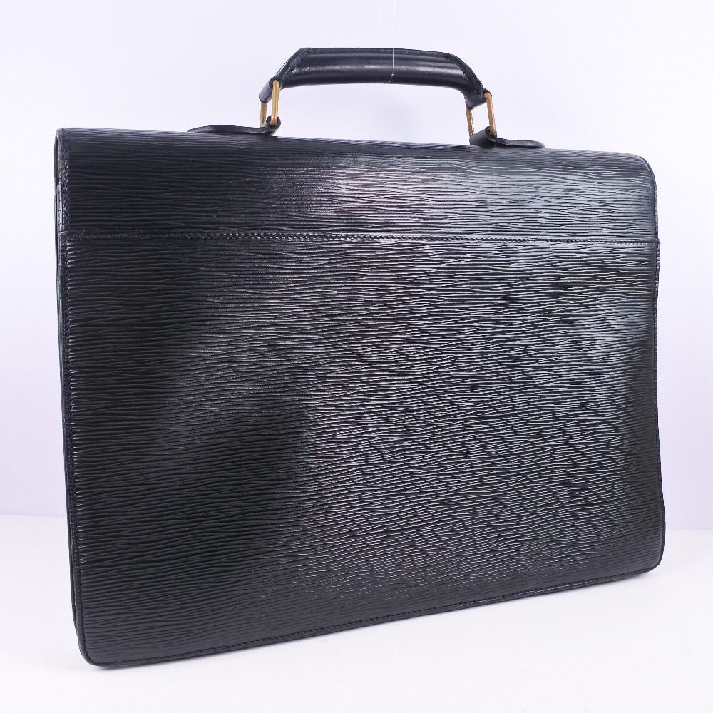 LOUIS VUITTON Business bag M54412 Epi Leather black Cerviet ambassador mens Used