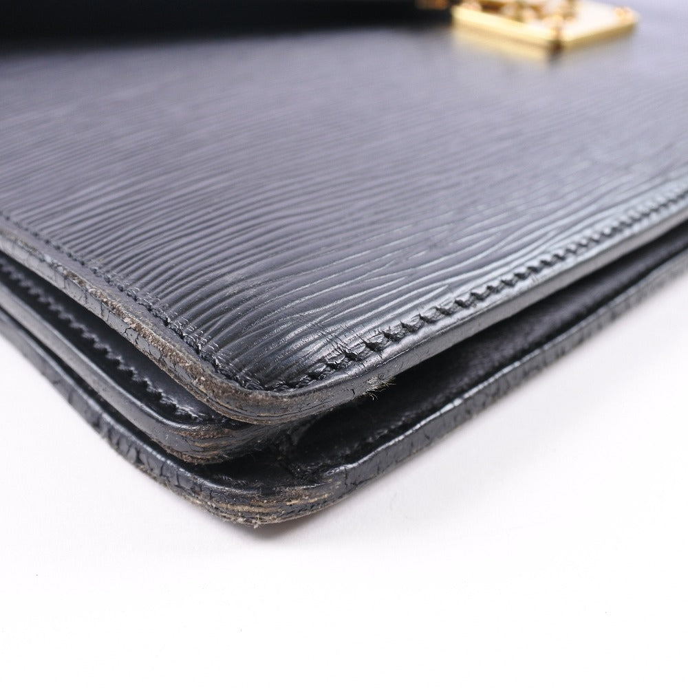 LOUIS VUITTON Business bag M54412 Epi Leather black Cerviet ambassador mens Used