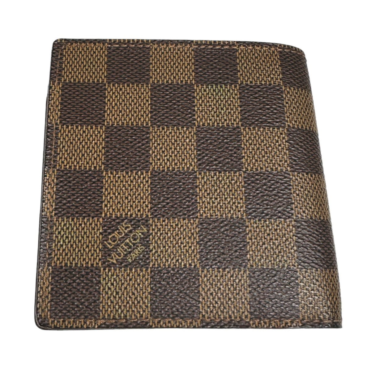 LOUIS VUITTON Bifold Wallet N61675 Damier canvas Brown Bi-fold wallet with card pocket Damier Portefeuille Marco mens(Unisex) Used