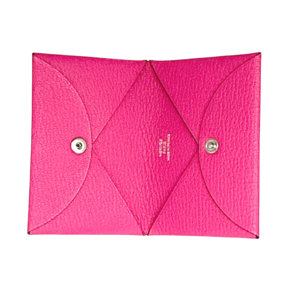 HERMES name card holder Shave Rose purple Calvi