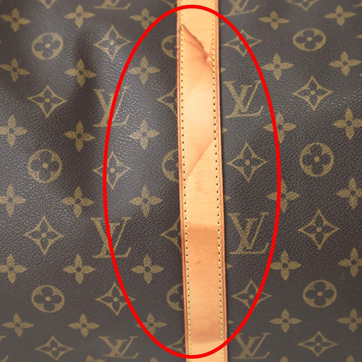 LOUIS VUITTON Boston Duffel bag M41426 Monogram canvas Brown Monogram Discontinued Keepall 50