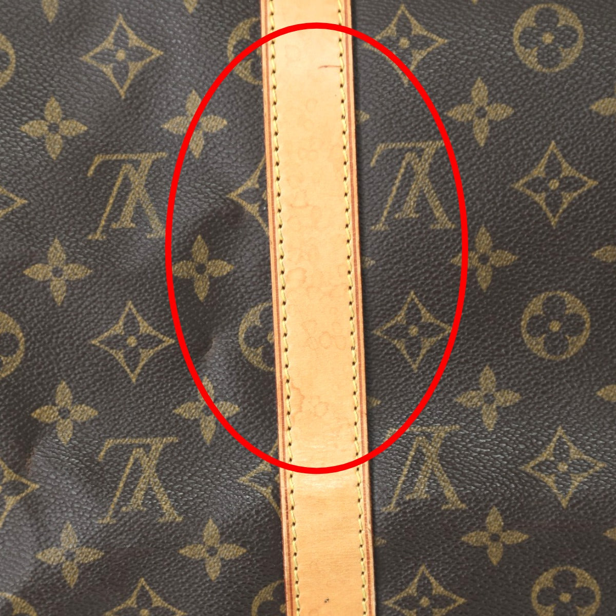 LOUIS VUITTON Boston Duffel bag M41426 Monogram canvas Brown Monogram Discontinued Keepall 50