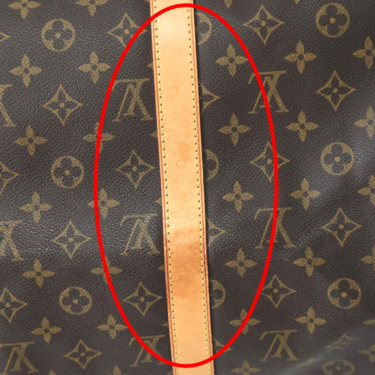 LOUIS VUITTON Boston Duffel bag M41426 Monogram canvas Brown Monogram Discontinued Keepall 50