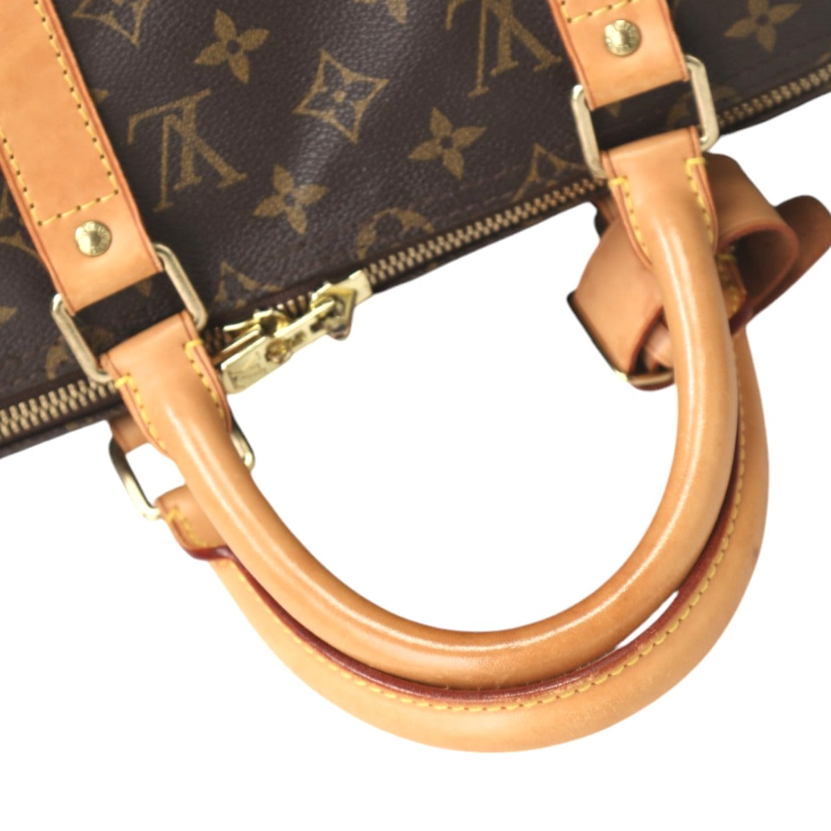 LOUIS VUITTON Boston Duffel bag M41426 Monogram canvas Brown Monogram Discontinued Keepall 50
