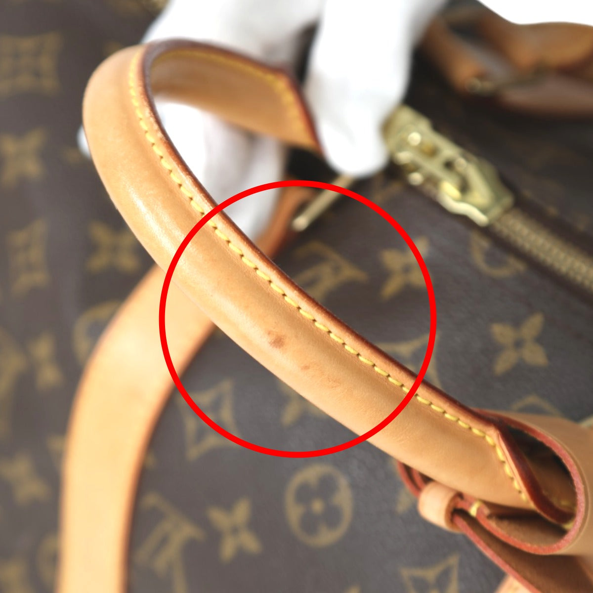 LOUIS VUITTON Boston Duffel bag M41426 Monogram canvas Brown Monogram Discontinued Keepall 50