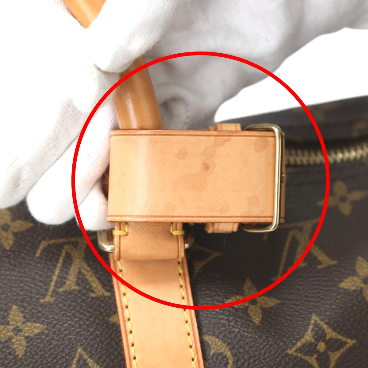 LOUIS VUITTON Boston Duffel bag M41426 Monogram canvas Brown Monogram Discontinued Keepall 50