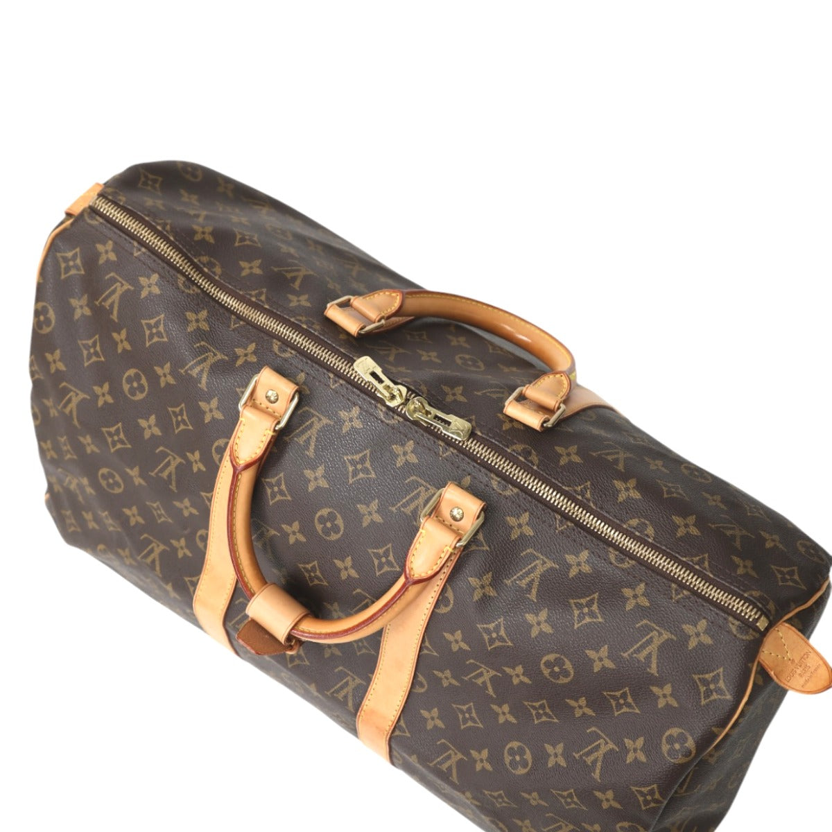 LOUIS VUITTON Boston Duffel bag M41426 Monogram canvas Brown Monogram Discontinued Keepall 50