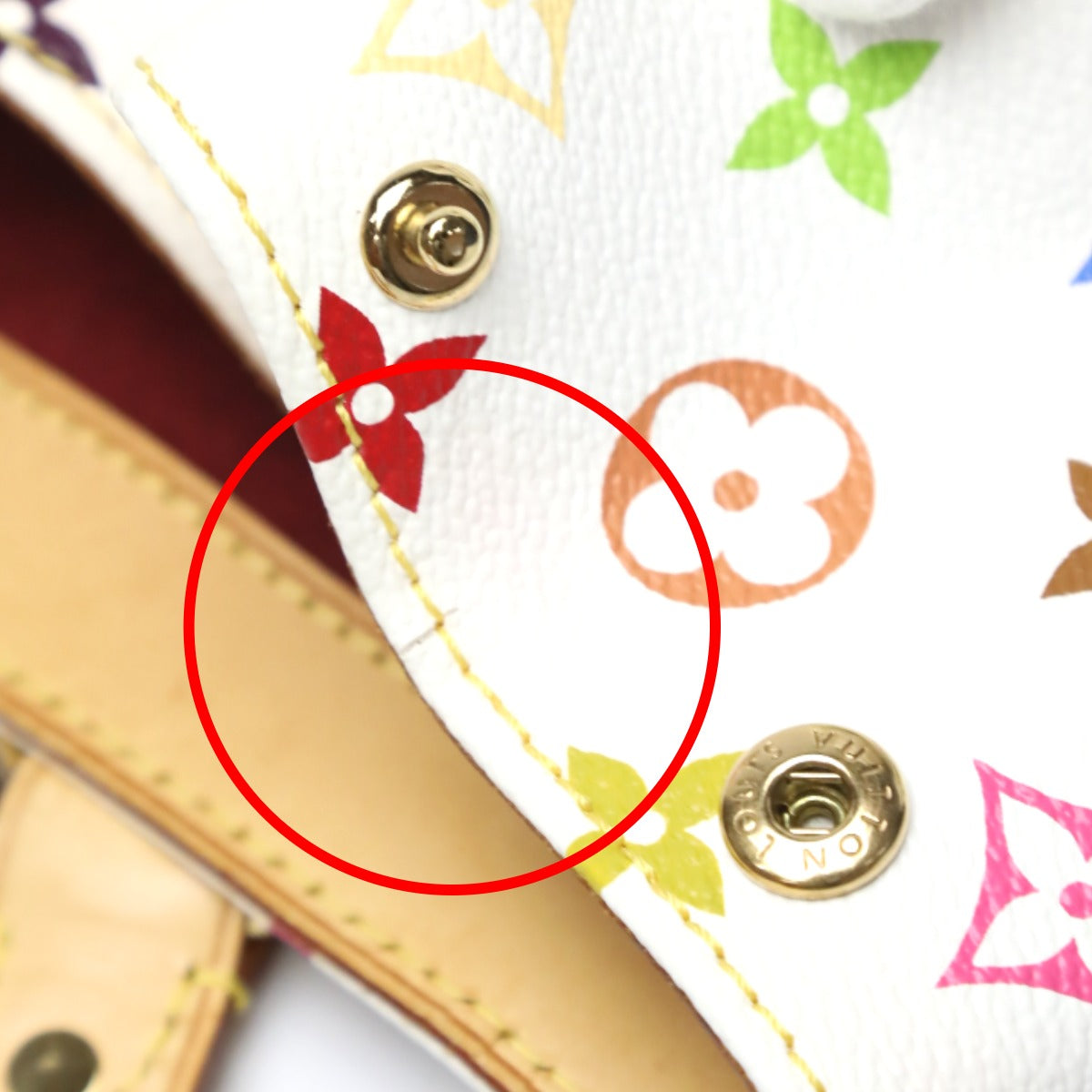 LOUIS VUITTON Handbag M40094 Monogram multicolor Bron Handbag Monogram Aurelia MM Women Used