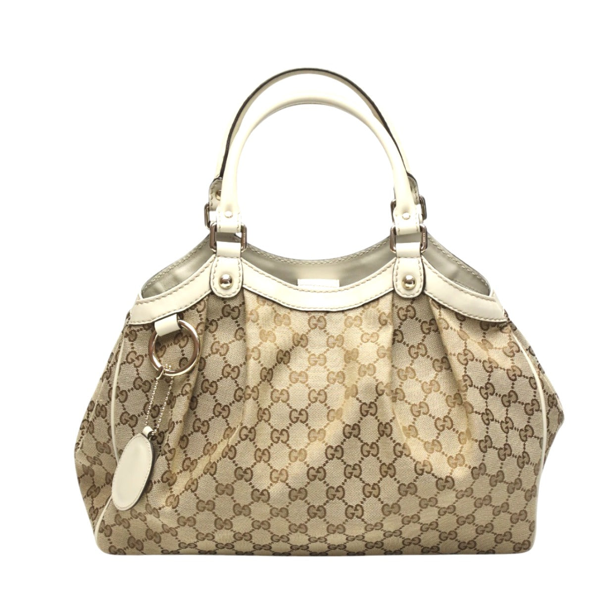 GUCCI Handbag 211944 GG canvas Brown Handbag GG pattern Sukey Women Used