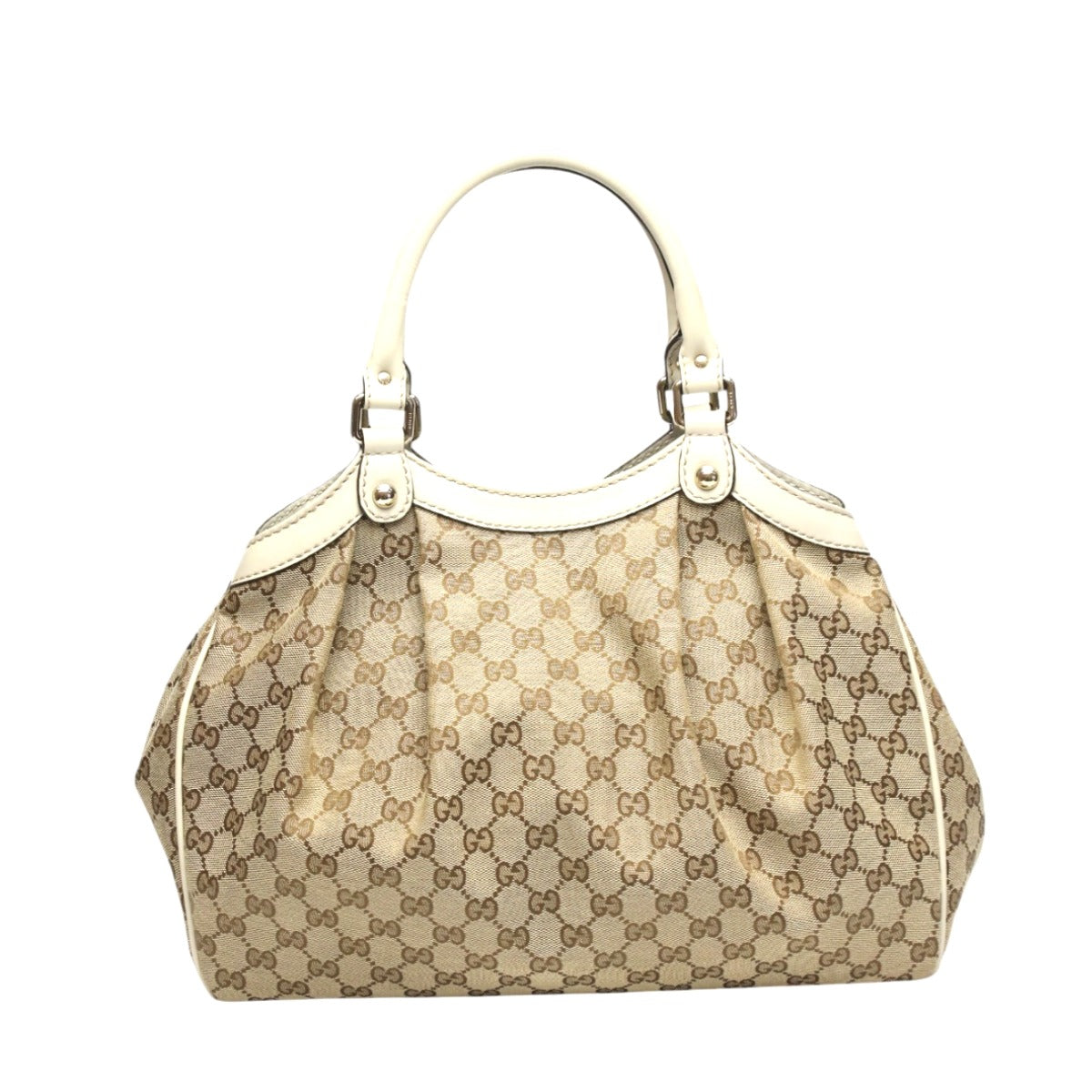 GUCCI Handbag 211944 GG canvas Brown Handbag GG pattern Sukey Women Used