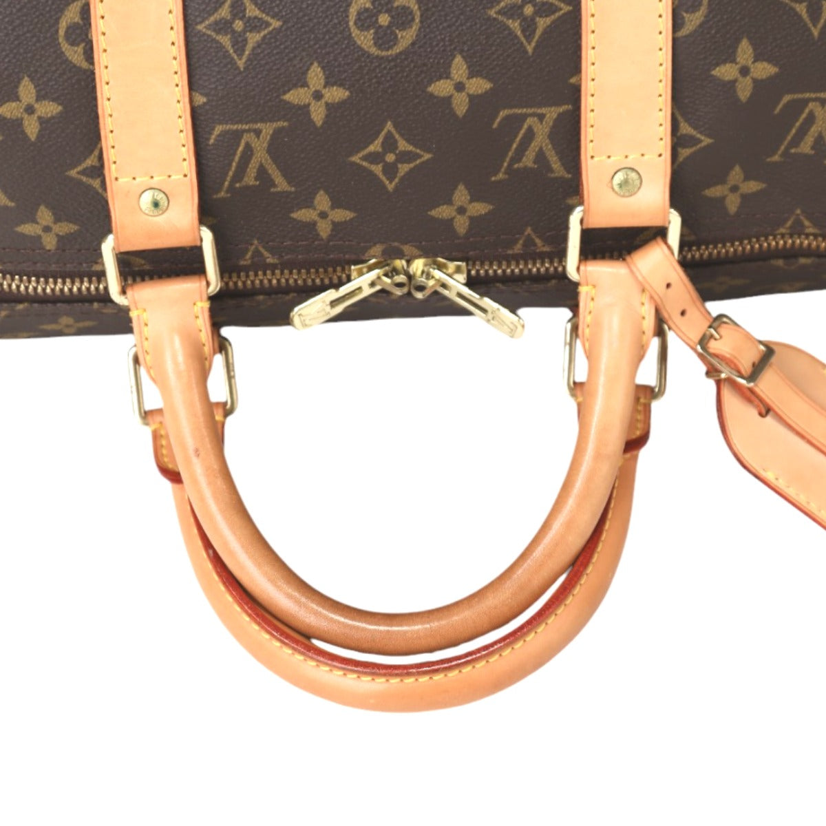 LOUIS VUITTON Boston Duffel bag M41416 Monogram canvas Brown Monogram Keepall ・bandouliere 50