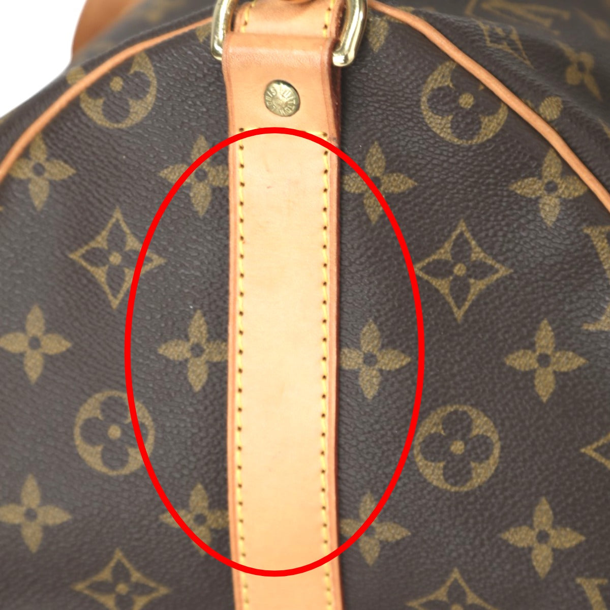 LOUIS VUITTON Boston Duffel bag M41416 Monogram canvas Brown Monogram Keepall ・bandouliere 50