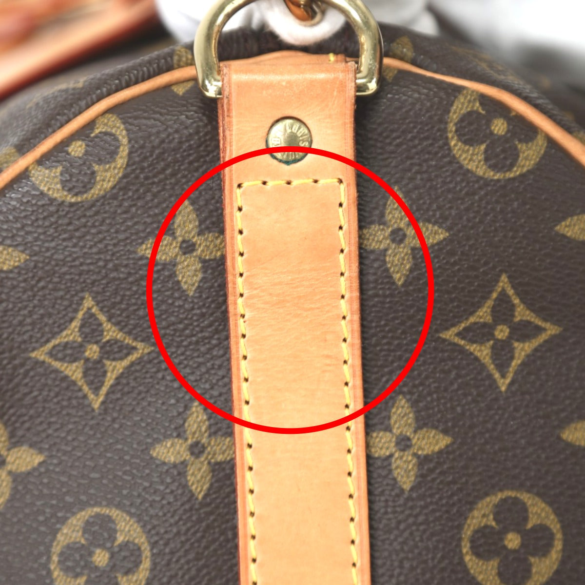 LOUIS VUITTON Boston Duffel bag M41416 Monogram canvas Brown Monogram Keepall ・bandouliere 50