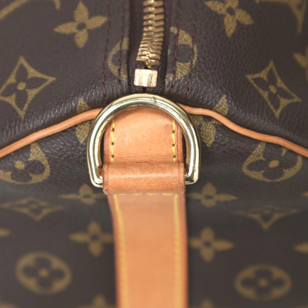 LOUIS VUITTON Boston Duffel bag M41416 Monogram canvas Brown Monogram Keepall ・bandouliere 50