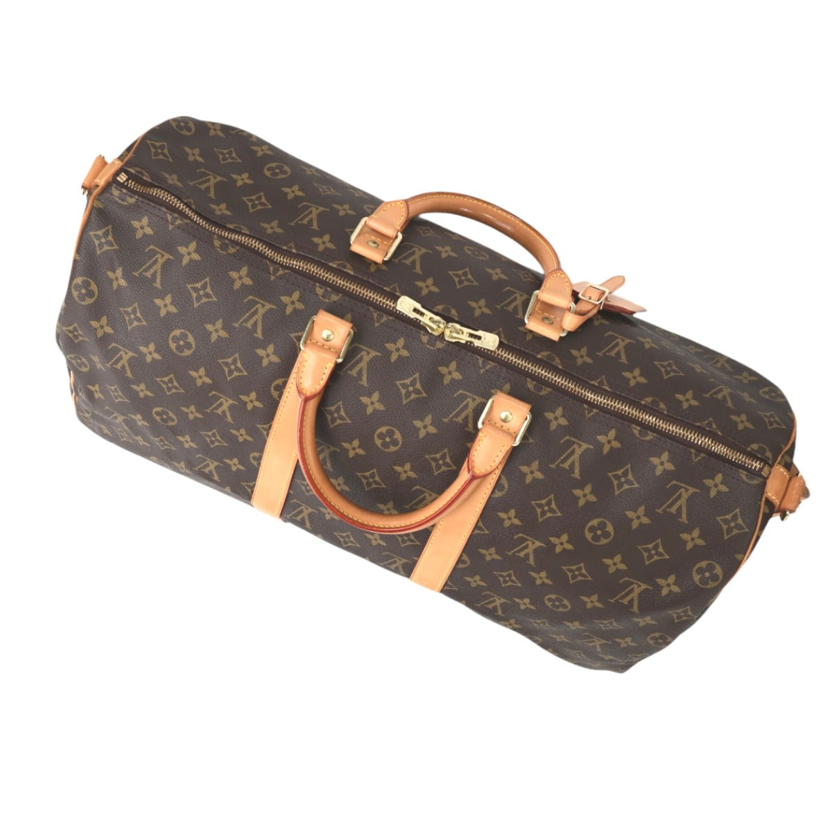 LOUIS VUITTON Boston Duffel bag M41416 Monogram canvas Brown Monogram Keepall ・bandouliere 50