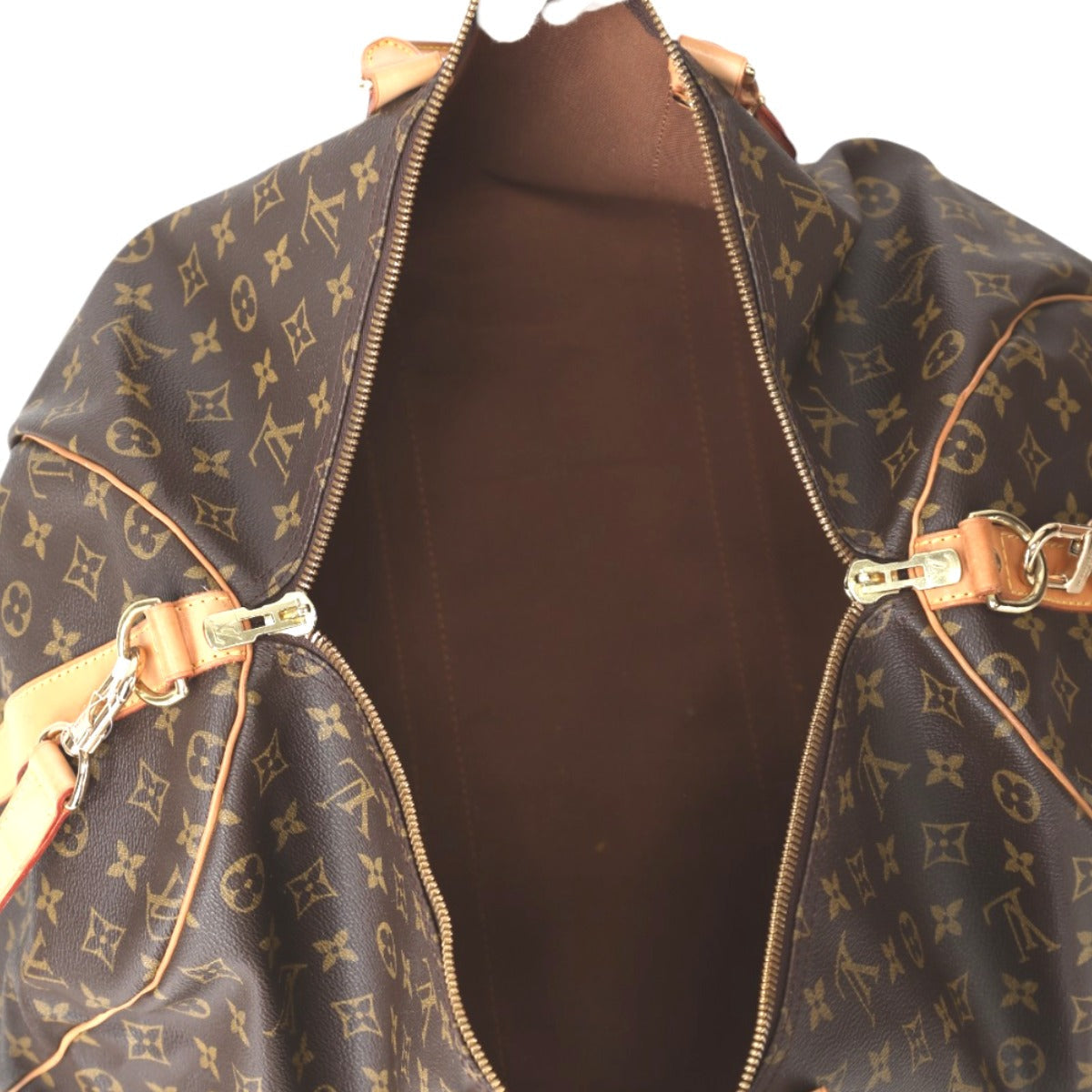 LOUIS VUITTON Boston Duffel bag M41416 Monogram canvas Brown Monogram Keepall ・bandouliere 50