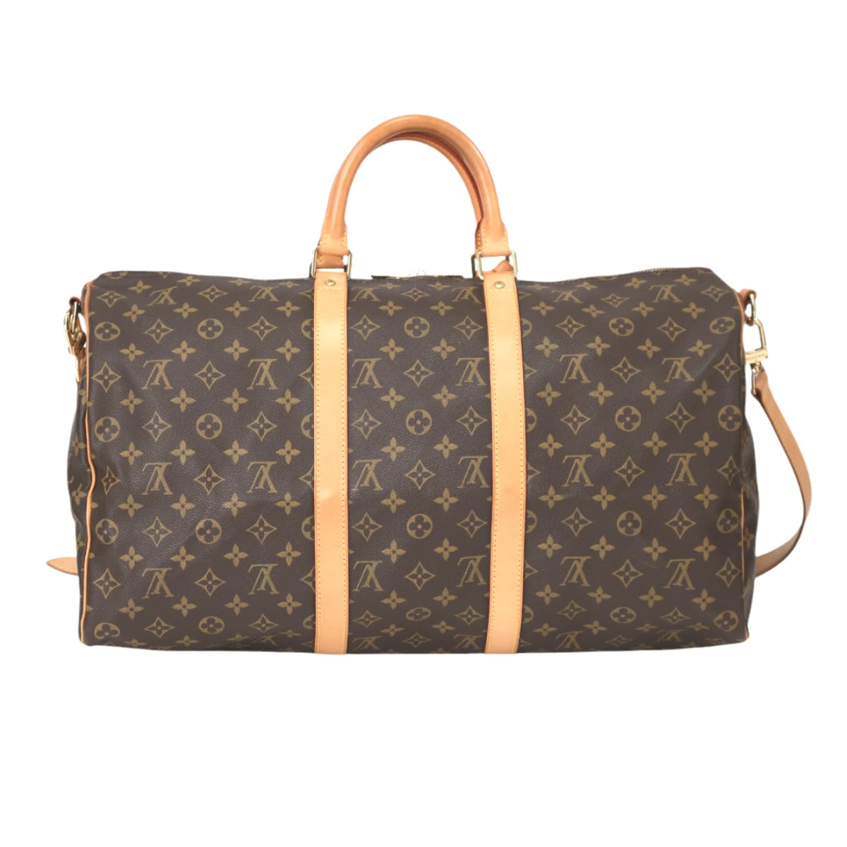 LOUIS VUITTON Boston Duffel bag M41416 Monogram canvas Brown Monogram Keepall ・bandouliere 50