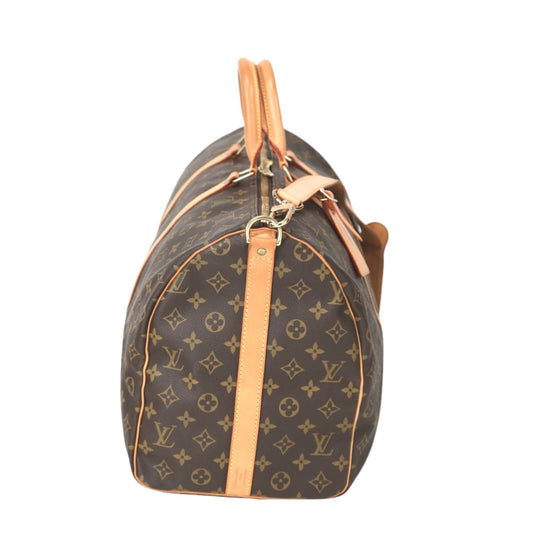 LOUIS VUITTON Boston Duffel bag M41416 Monogram canvas Brown Monogram Keepall ・bandouliere 50