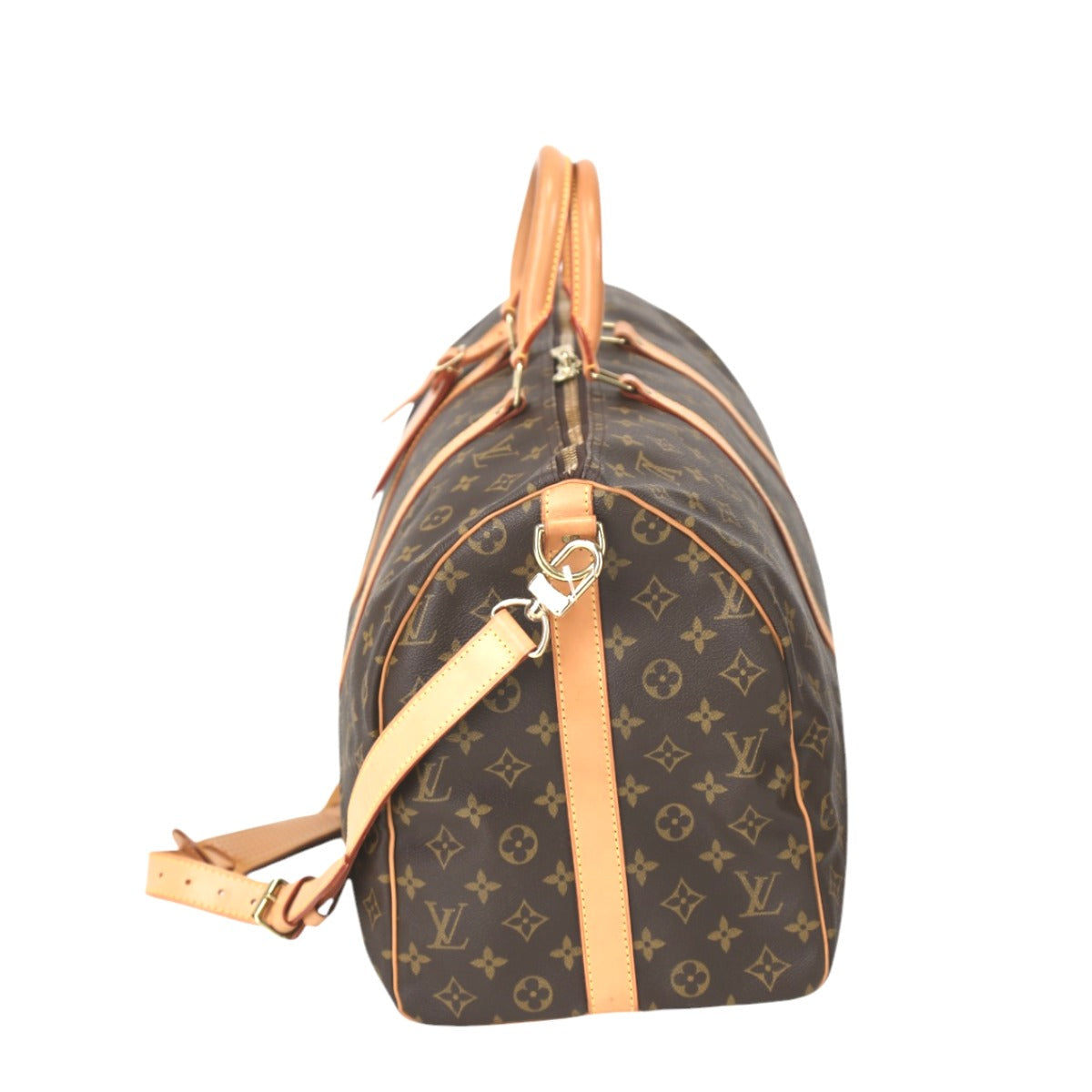 LOUIS VUITTON Boston Duffel bag M41416 Monogram canvas Brown Monogram Keepall ・bandouliere 50