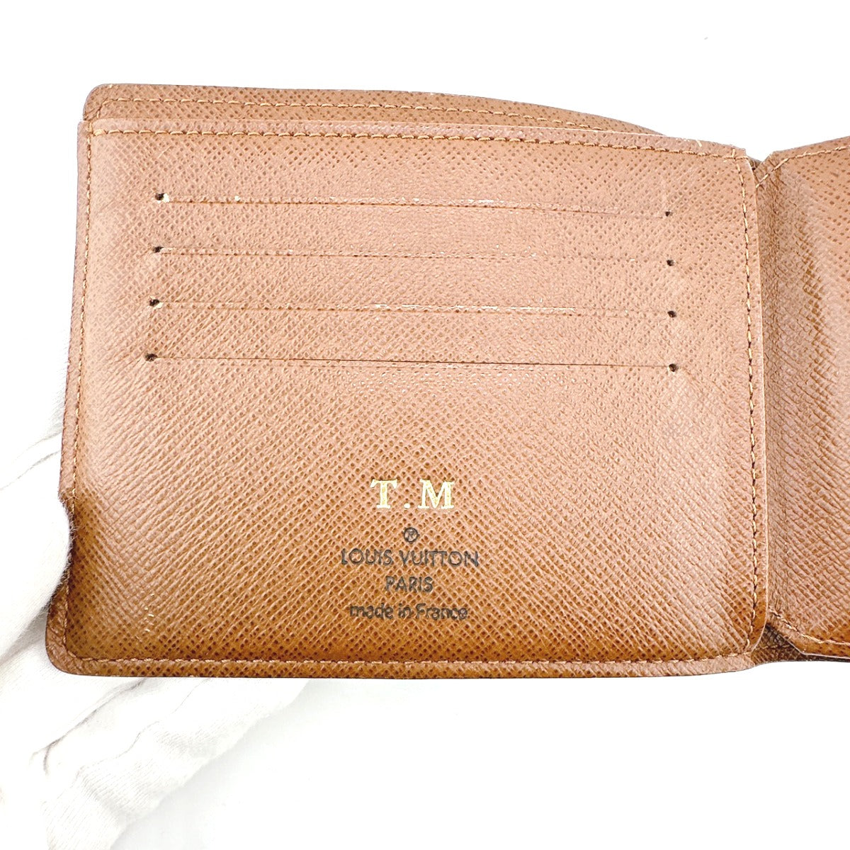 LOUIS VUITTON Bifold Wallet M60026 Monogram canvas Brown Monogram Portefeuille Florin