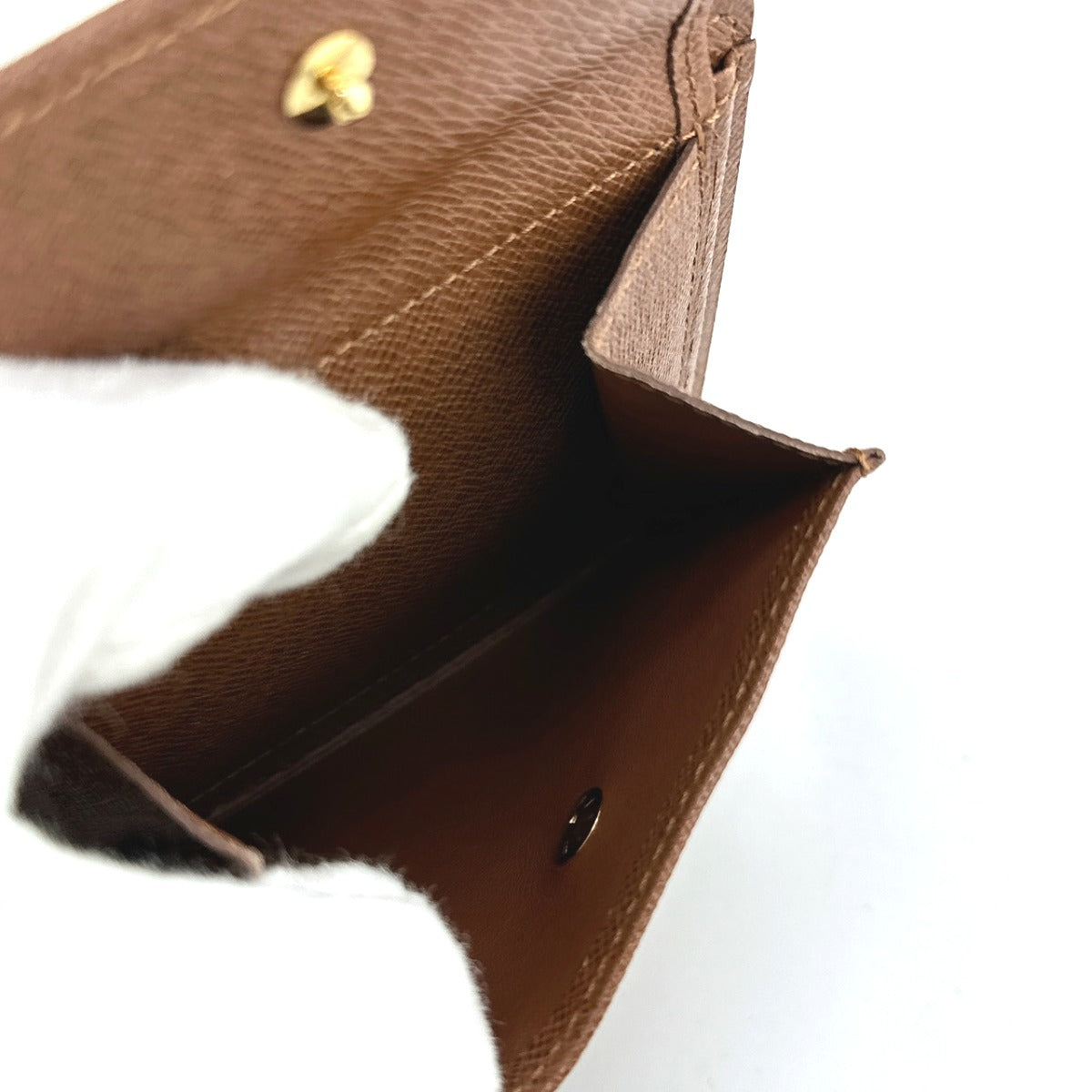 LOUIS VUITTON Bifold Wallet M60026 Monogram canvas Brown Monogram Portefeuille Florin