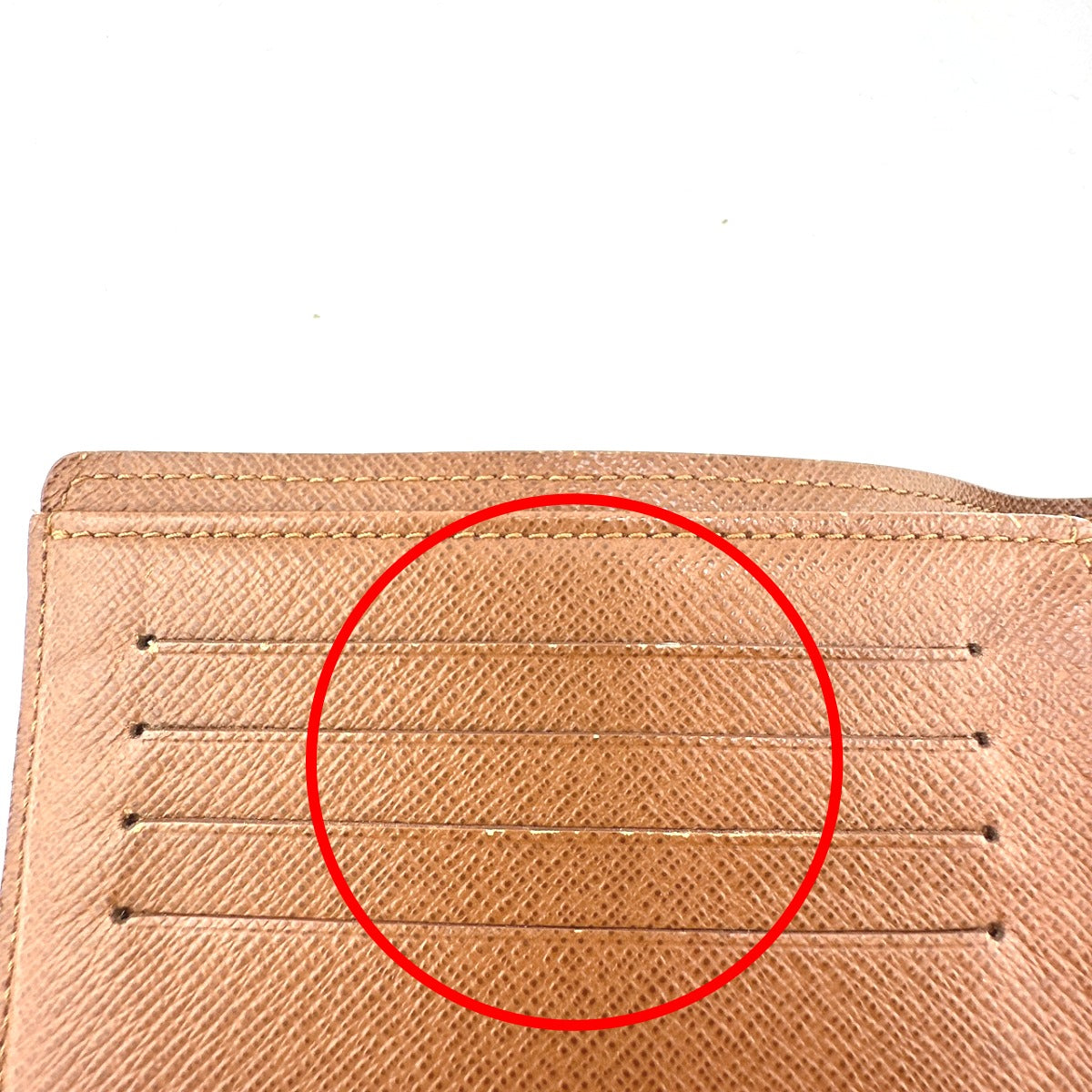 LOUIS VUITTON Bifold Wallet M60026 Monogram canvas Brown Monogram Portefeuille Florin