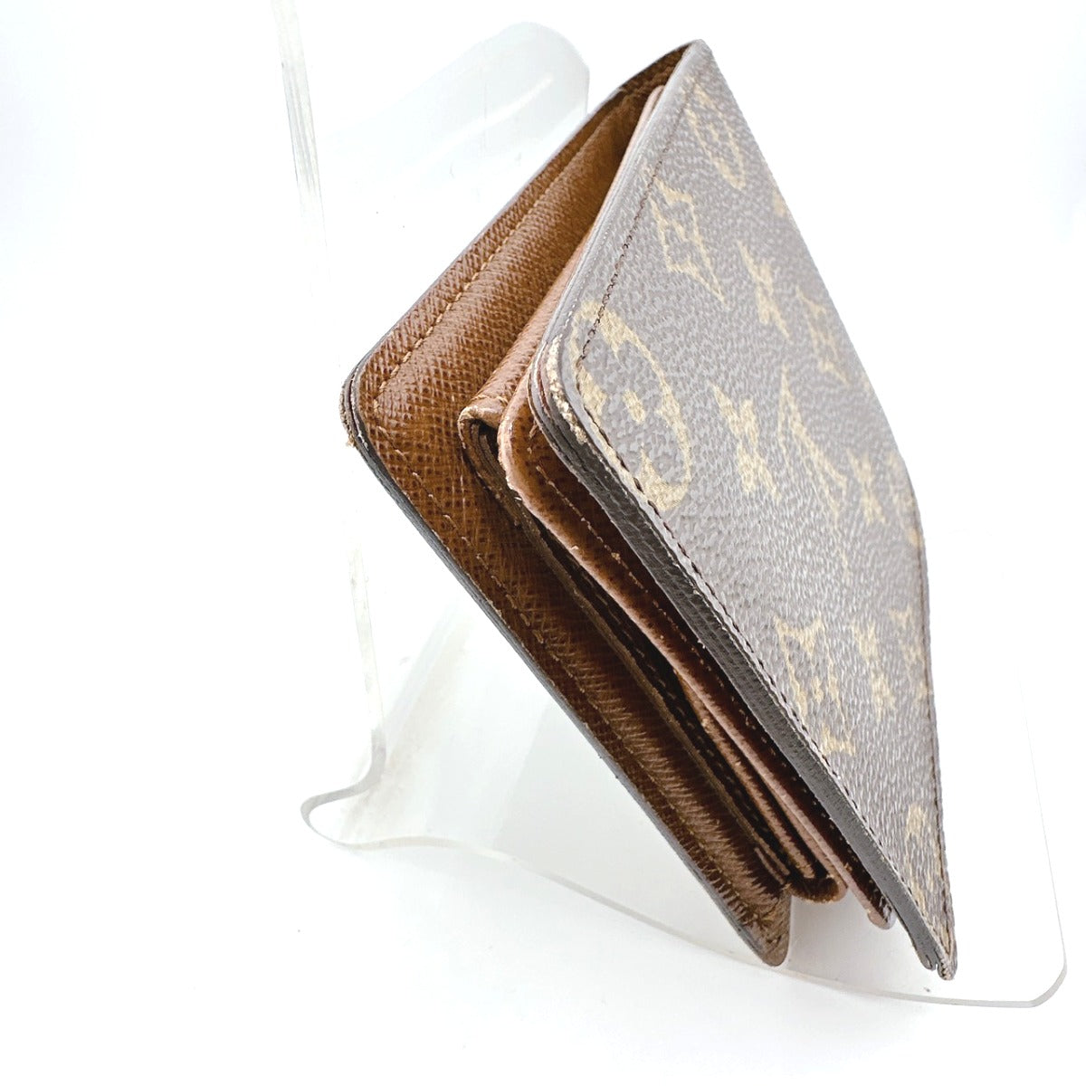 LOUIS VUITTON Bifold Wallet M60026 Monogram canvas Brown Monogram Portefeuille Florin