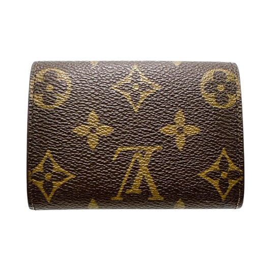 LOUIS VUITTON Coin case M61930 Monogram canvas Brown Monogram Portonet Plat