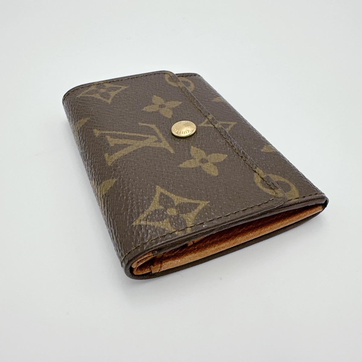 LOUIS VUITTON Coin case M61930 Monogram canvas Brown Monogram Portonet Plat